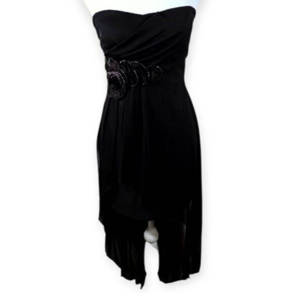 TEEZE ME BLACK STRAPLESS DRESS SZ.3 EUC. - Picture 1 of 5